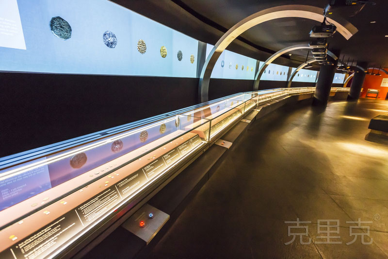 馬來(lái)西亞國家銀行博物館銀幣玻璃展示柜樣式