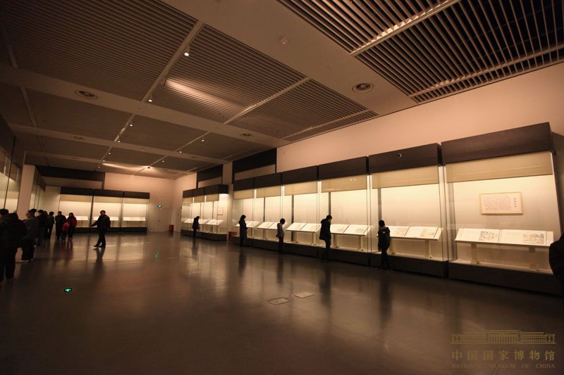 中國古代經(jīng)典繪畫(huà)作品展展柜設計樣式-克里克展柜設計制作