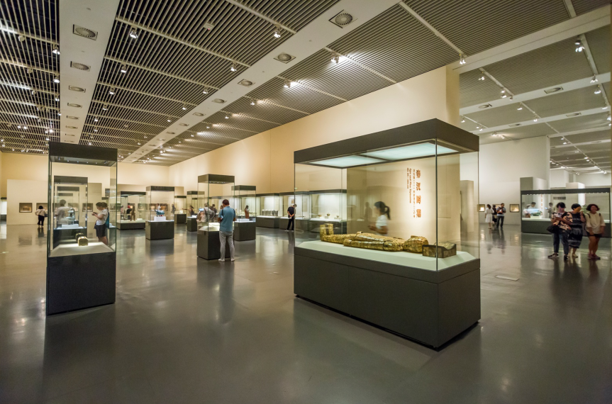 中國古代書(shū)畫(huà)展柜設計樣式-克里克展柜設計制作